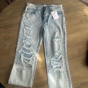 New w/ Tags Kancun High Rise Boyfriend Jeans